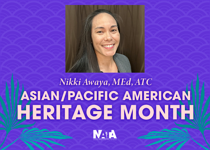 Nikki Awaya, MEd, ATC, Asian/Pacific American Heritage Month