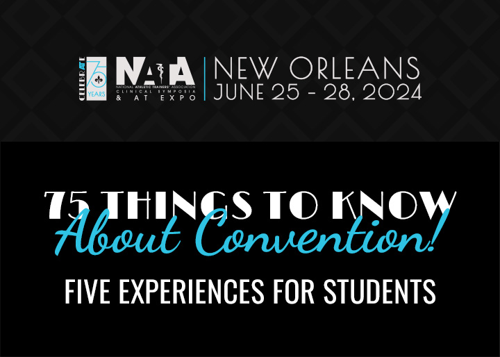 75 things to know about convention! Five experiences for students