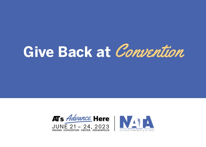 Give Back at Convention