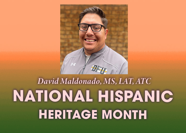David Maldonado, MS, LAT, ATC, National Hispanic Heritage Month