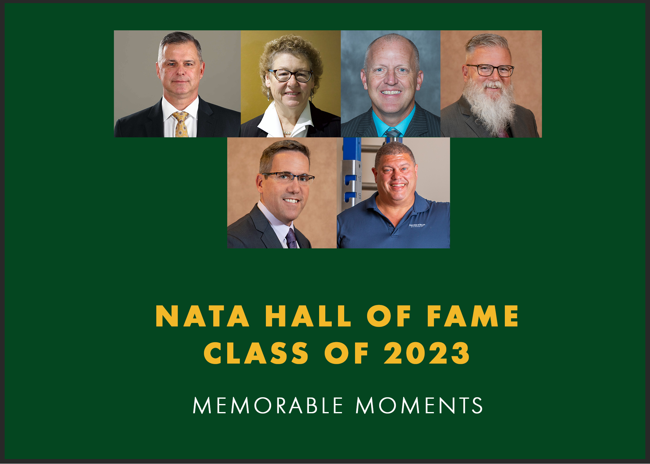 NATA Hall of Fame Class of 2023: Memorable Moments