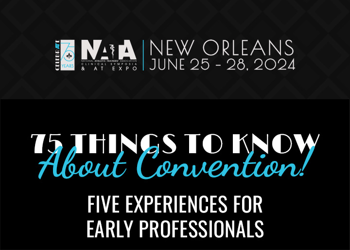 75 things to know about convention! Five experiences for early professionals