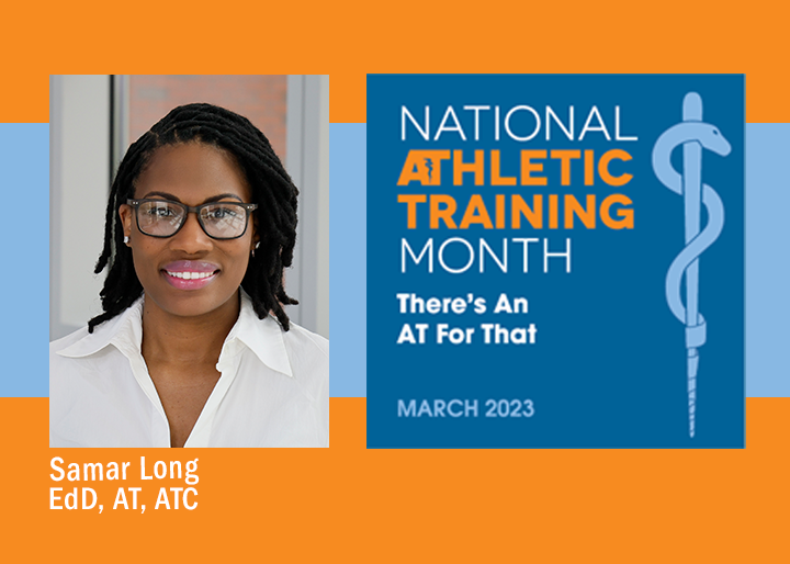  Samar Long - National Athletic Training Month There's An AT For That
