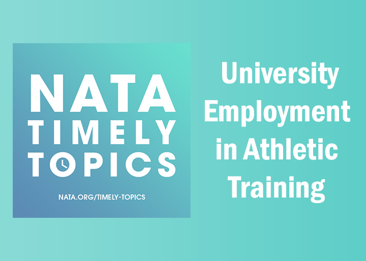 University Employment in Athletic Training