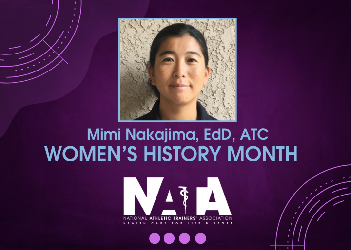 Mimi Nakajima, EdD, ATC, Women's History Month