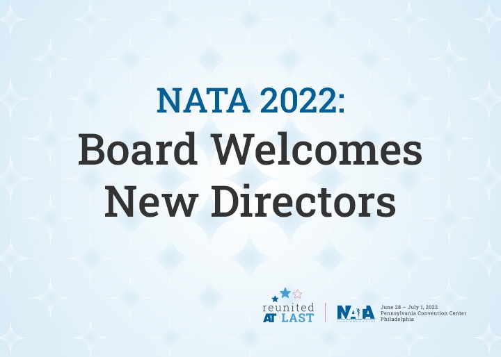 NATA 2022: Board Welcomes New Directors