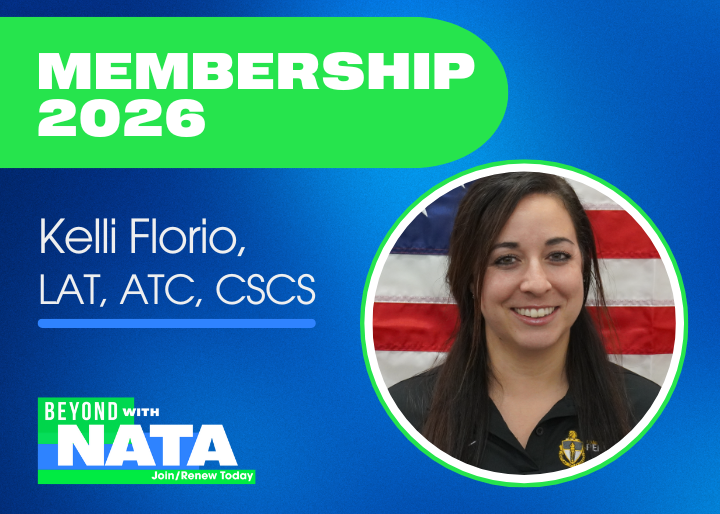 Membership 2026: Kelli Florio, LAT, ATC, CSCS; Beyond with NATA