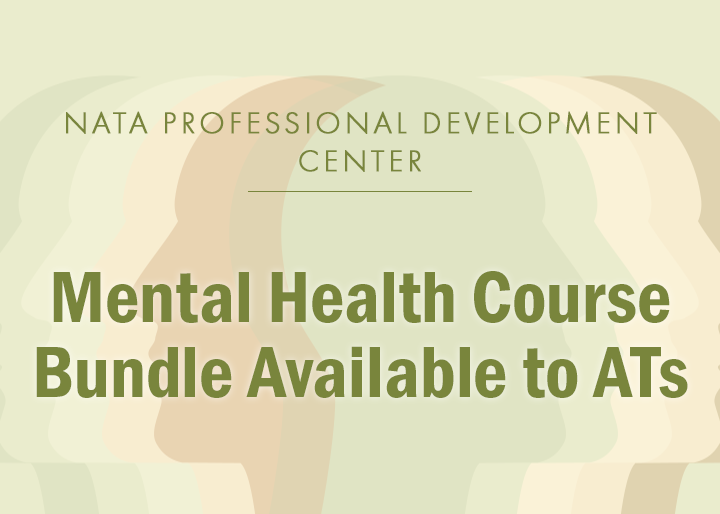 Mental Health Course Bundle Available to ATs