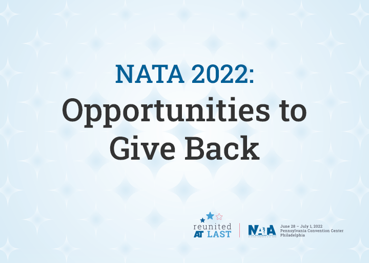 NATA 2022: Opportunities to Give Back