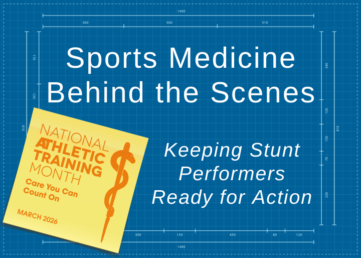 Sports medicine behind the scenes. Keeping stunt performers ready for action