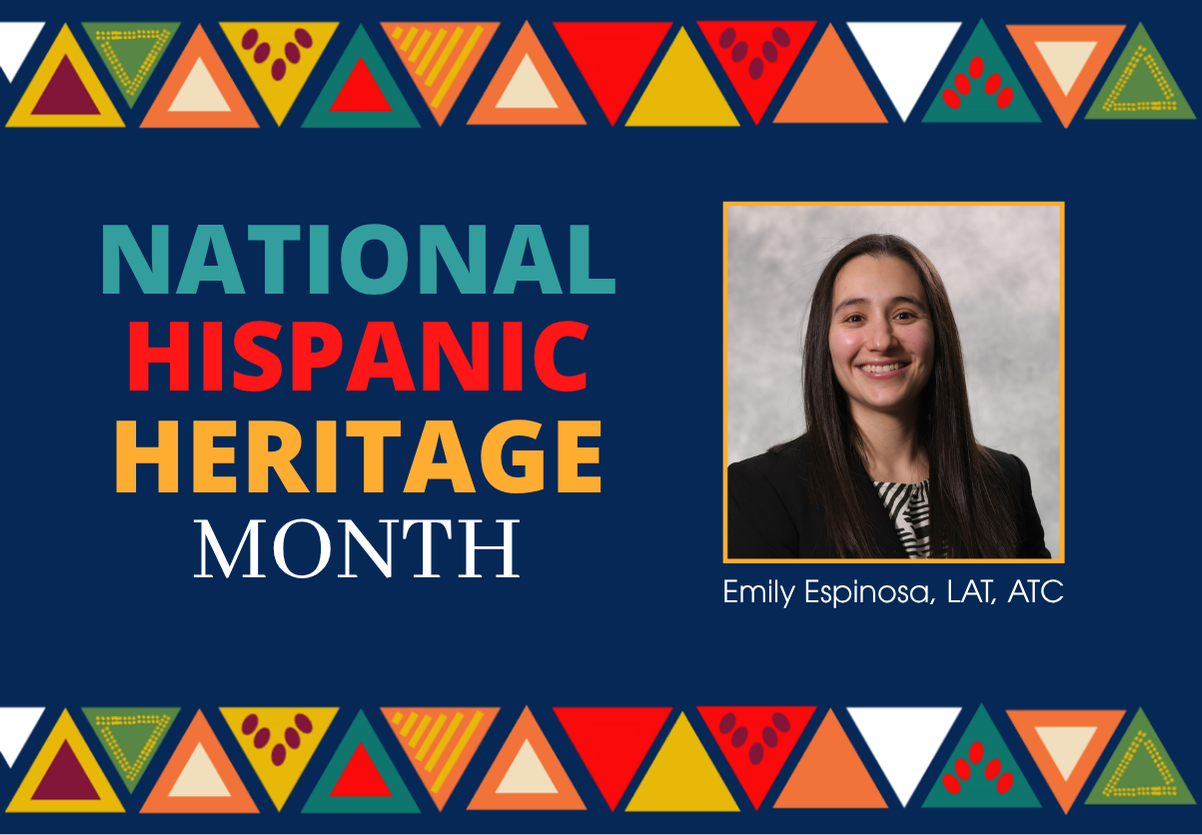 National Hispanic Heritage Month, Emily Espinosa, LAT, ATC