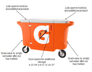 Gatorade sideline cart