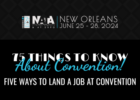 75 Things To Know About Convention, Five Ways to Land a Job at Convention