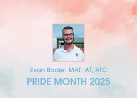 Photo of Evan Bader, Pride Month 2025