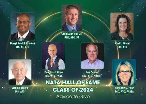 NATA Hall of Fame Class of 2024: Advice to Give