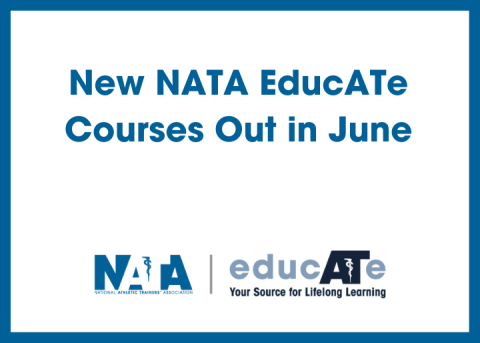 New NATA EducATe Courses Out in June, NATA EducATe logo