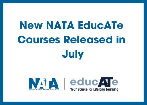 New NATA EducATe Courses Released in July, NATA EducATe logo