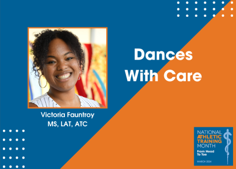 Photo of Victoria Fauntroy, Dances With Care, National Athletic Training Month