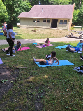 Griffin teaches about stretching for better mobility.