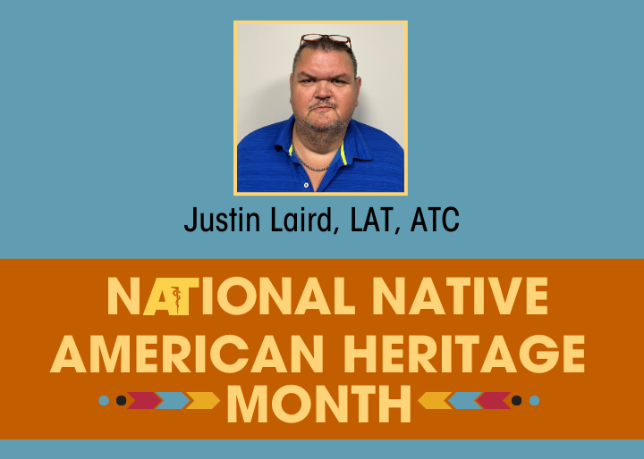 Photo of Justin Laird, National Native American Heritage Month